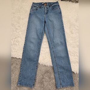 Stitch Christopher Blue Stretch Straight Leg Jeans. Size 6.